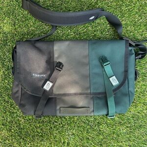 Timbuk2 Black & Forest Green Two-Tone Messenger Bag